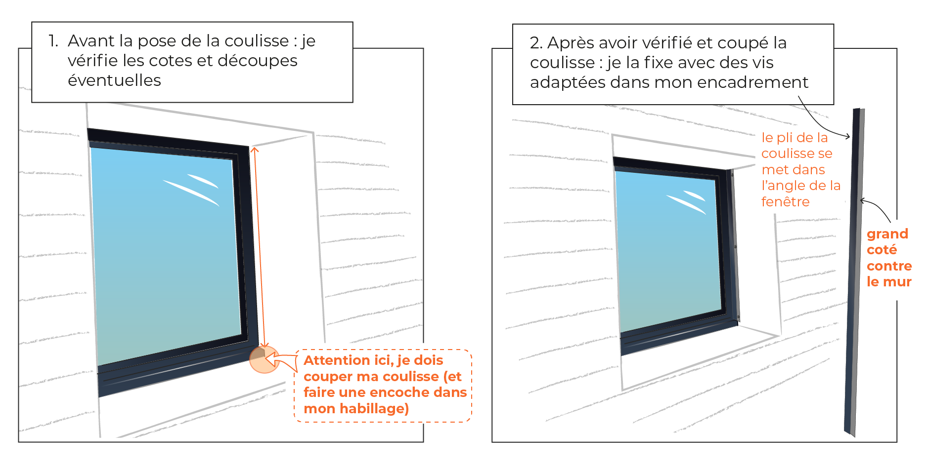 Habiller le tableau de votre fenêtre ou porte avec nos pliages alu